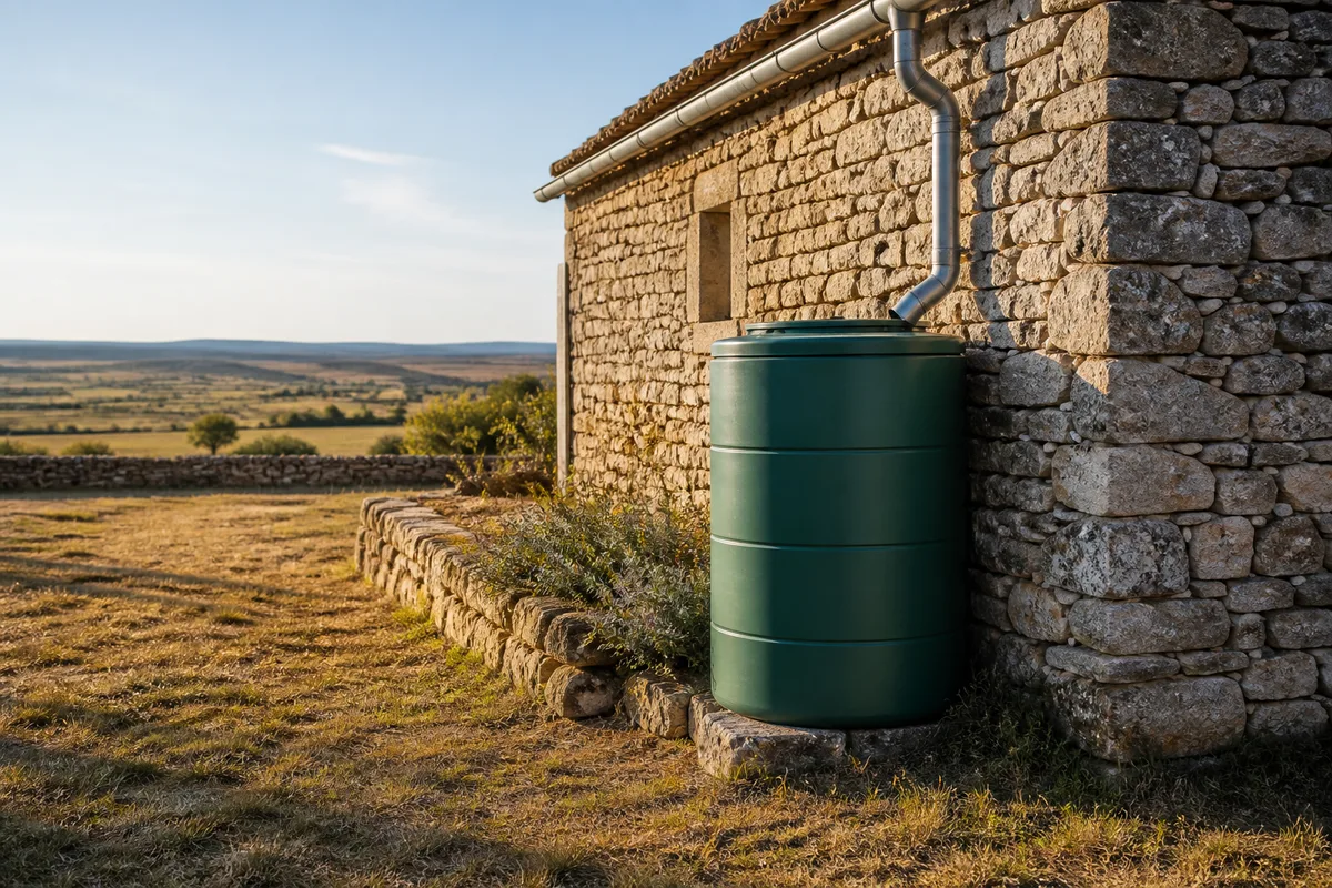 Récupérer l'eau de pluie : cuve, usages et entretien